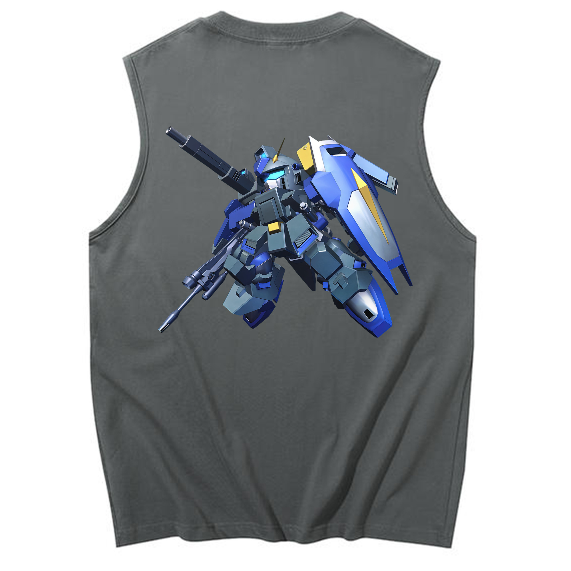 （画像用） 機動戦士ガンダム Mobile Suit Gundam コットン100％タンクトップ（背面プリント）